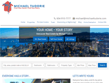 Tablet Screenshot of michaeltudorie.com